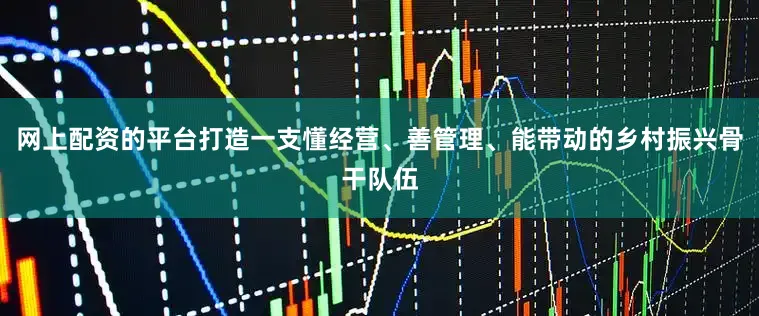 网上配资的平台打造一支懂经营、善管理、能带动的乡村振兴骨干队伍